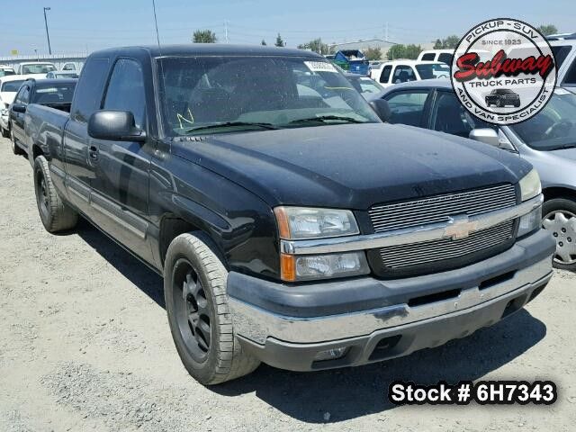 6H7343_0 Used 2004 Chevrolet Silverado 1500 Headlamp Assembly RH