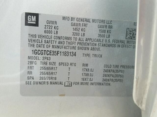 Used 2015 Chevrolet Colorado Chassis Control Module 23199154