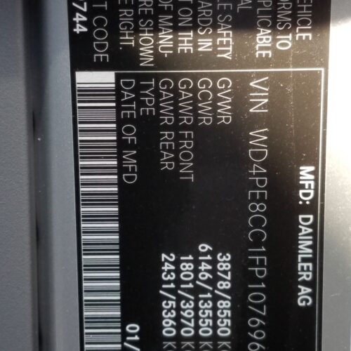 Used 2015 Mercedes Sprinter 2500 Fuel Pump