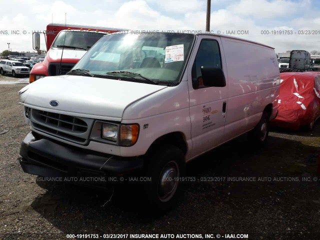 7D7498_0 Used 2001 Ford E-250 Van Door Assembly Rear Back LH