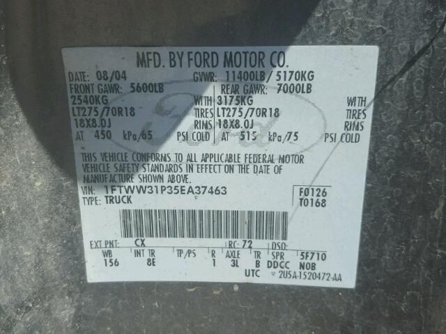 Used 2005 Ford F-350 Super Duty High Mounted Stop Lamp