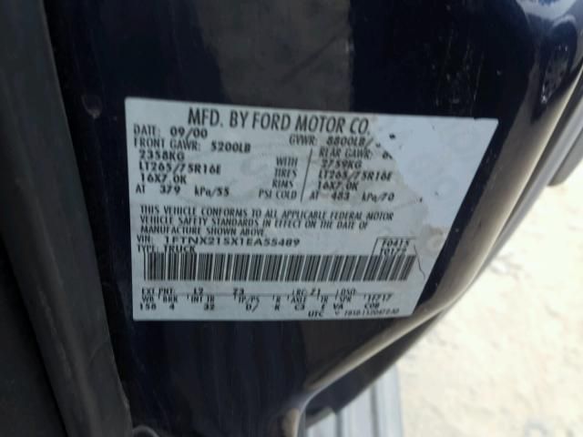7I7604_3 Used 2001 Ford F-250 Super Duty Engine / Motor Control Module 1C3Z12A650RAA