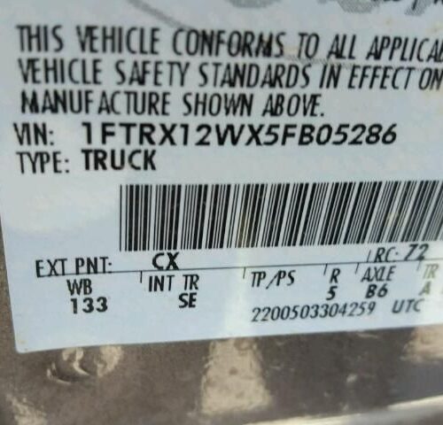 7I7607_6 Used 2005 Ford F-150 Wheel