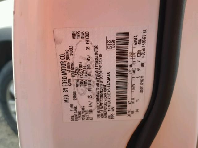 8A7666_8 Used 2006 Ford Explorer Spindle Knuckle Front RH