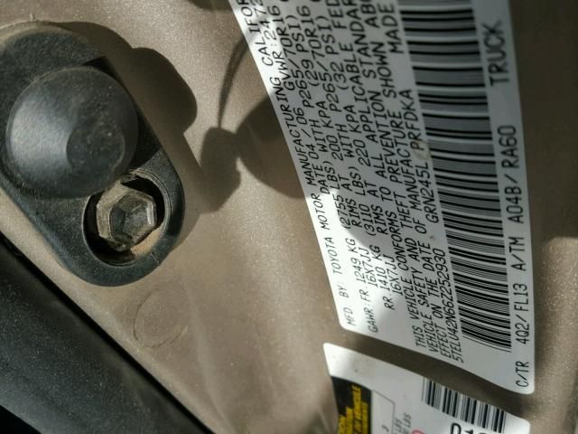 8B7696_1 Used 2006 Toyota Tacoma Transfer Case Assembly