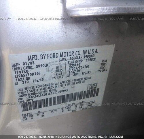 Used 2003 Ford Excursion Chassis Control Module 3C3Z14B321AA