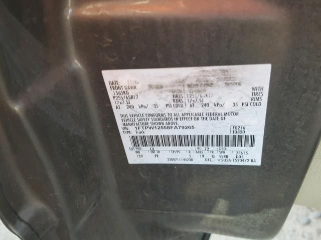 8H7781_5 Used 2008 Ford F-150 Keys / Latches / Locks LH