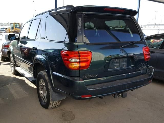 8K7825_0 Used 2003 Toyota Sequoia Tail Lamp LH
