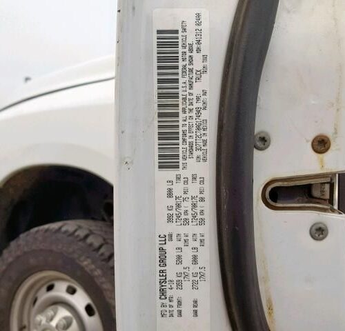 9A7867_7 Used 2010 Dodge Ram 2500 Side View Mirror RH