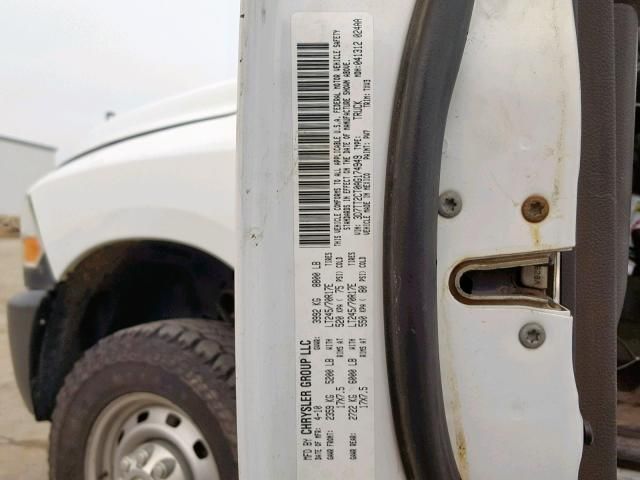 9A7867_7 Used 2010 Dodge Ram 2500 Side View Mirror RH