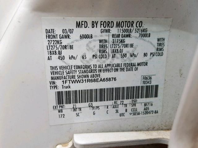 9D7916_7 Used 2008 Ford F-350 Super Duty Fan Clutch
