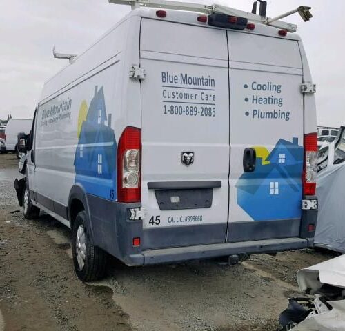 9L8046_5 Used 2017 Ram ProMaster 3500 Loaded Beam Axle