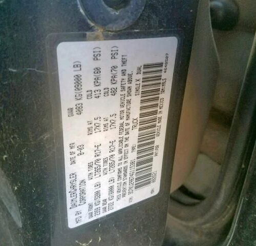 Used 2004 Dodge Ram 2500 Door Handle Exterior RH