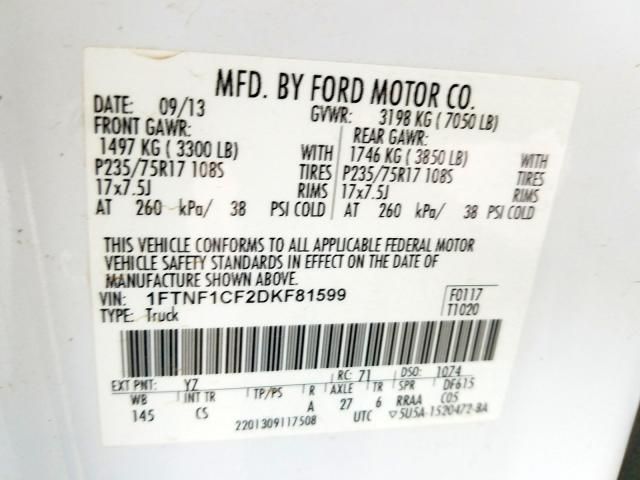 Used 2013 Ford F-150 Door Handle Exterior RH