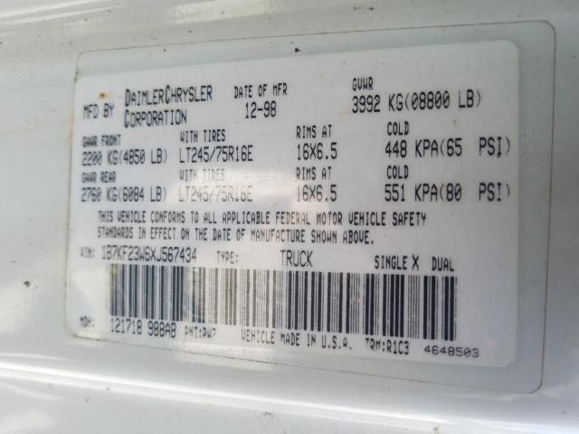 Used 1999 Dodge Ram 2500 Take-Off Bed