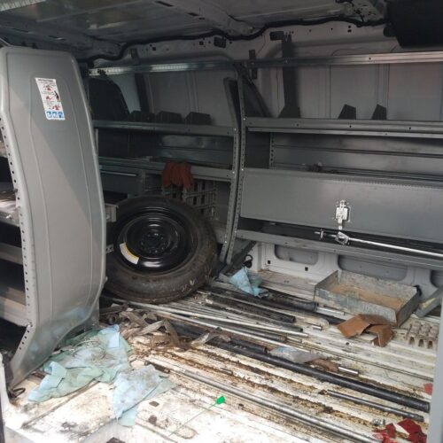J8154_6 Used 2017 Ford Transit 150 Spindle Knuckle Front LH