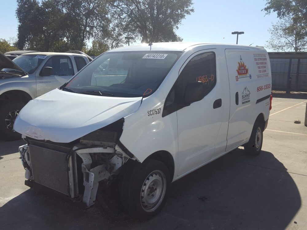 J8160_2 Used 2017 Chevrolet City Express Spindle Knuckle Front LH