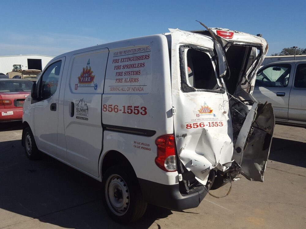 J8160_3 Used 2017 Chevrolet City Express Spindle Knuckle Front LH