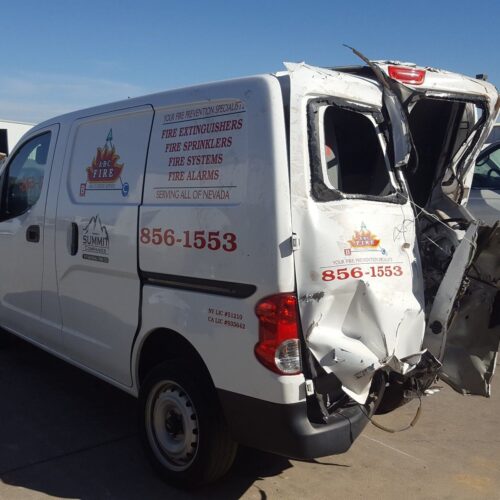J8160_3 Used 2017 Chevrolet City Express Spindle Knuckle Front LH
