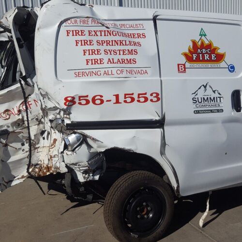 J8160_9 Used 2017 Chevrolet City Express Spindle Knuckle Front LH
