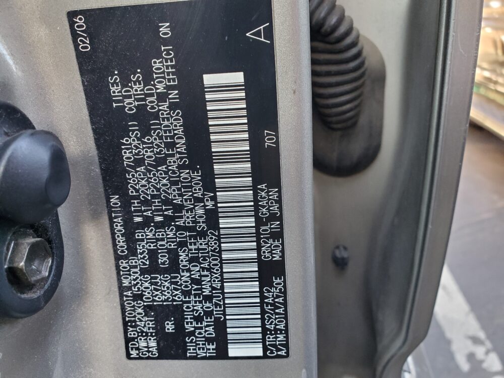 Used 2006 Toyota 4Runner Fuel Pump