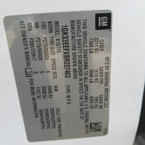 Used 2011 GMC Yukon Air Suspension Compressor